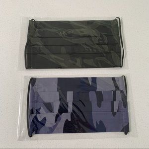Johnny Was, Two (2) CAMO Non Medical Face Masks, Unisex